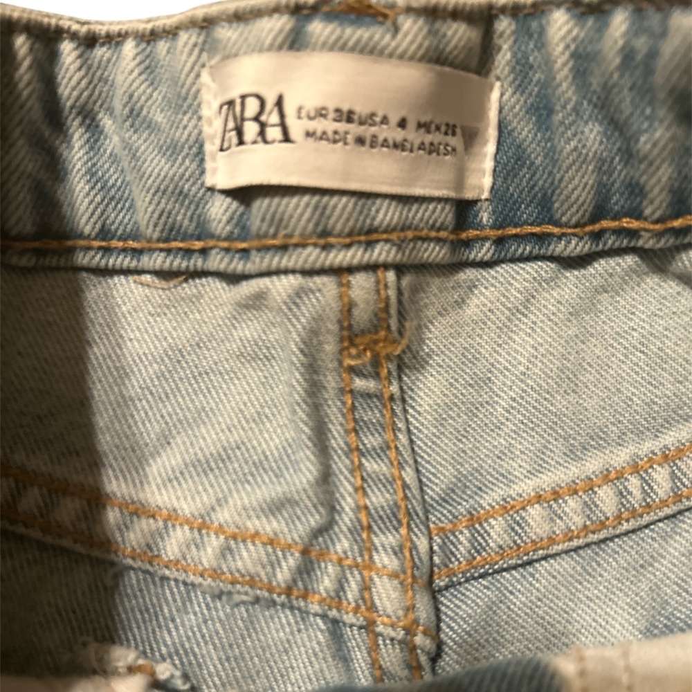 Womens Zara Jean Shorts Size 4 - Picture 3 of 4